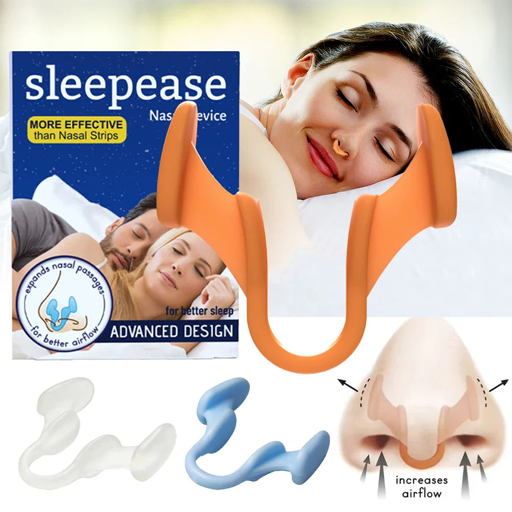 Silicone Nose Clip Anti Snoring Aid 1-2 Pcs-0
