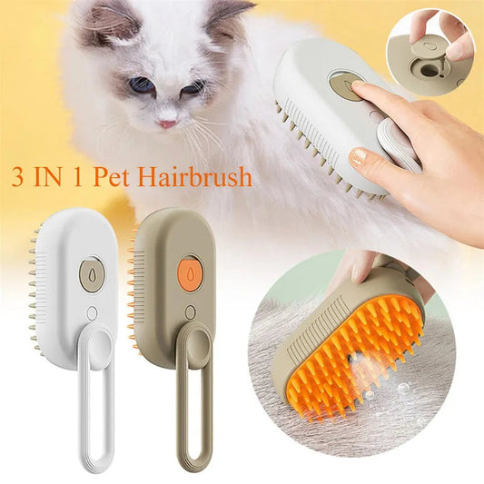 Steam Grooming Brush for Pets
