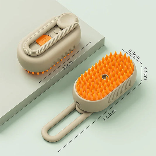 Steam Grooming Brush for Pets