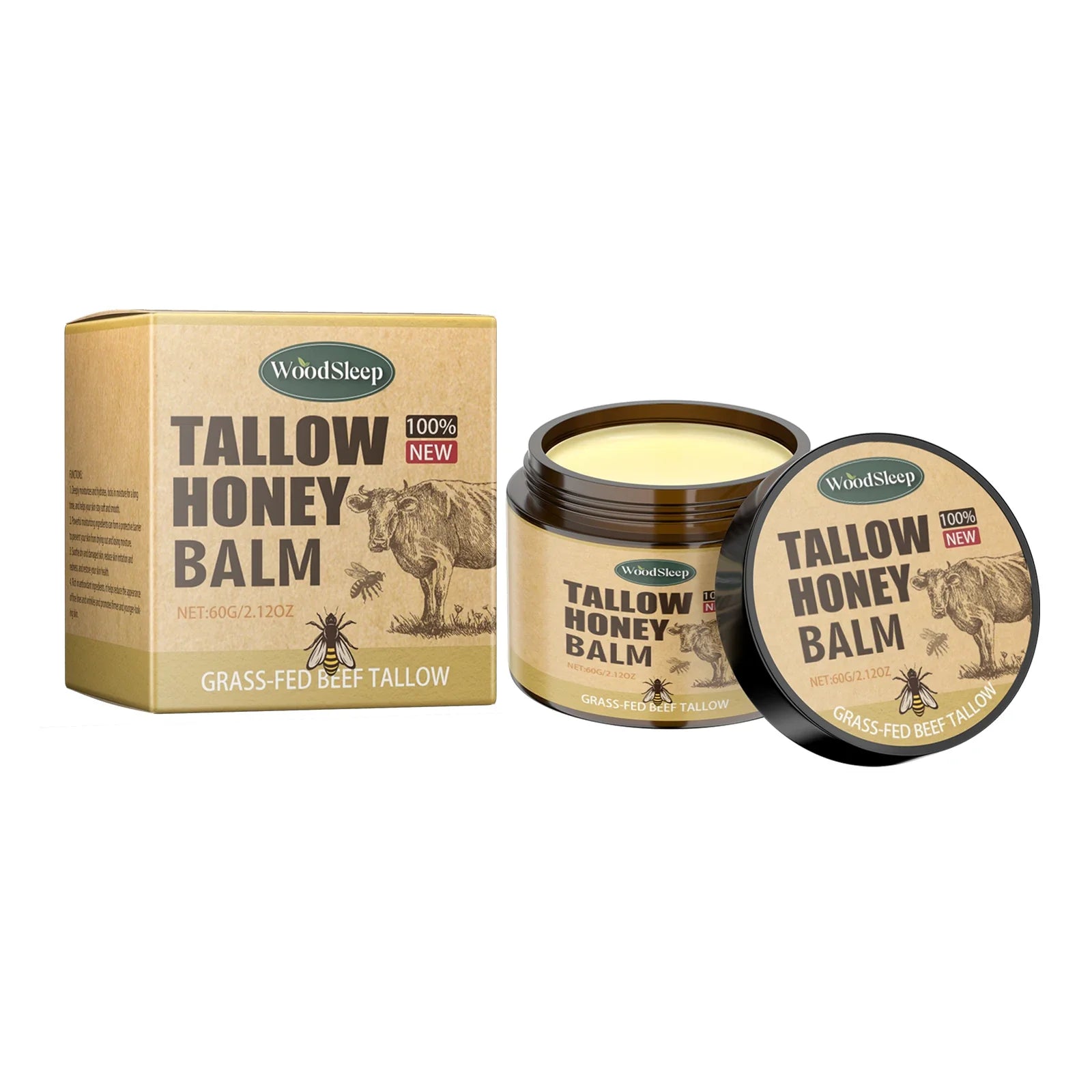 Whipped Beef Tallow Face Moisturizer Balm-6