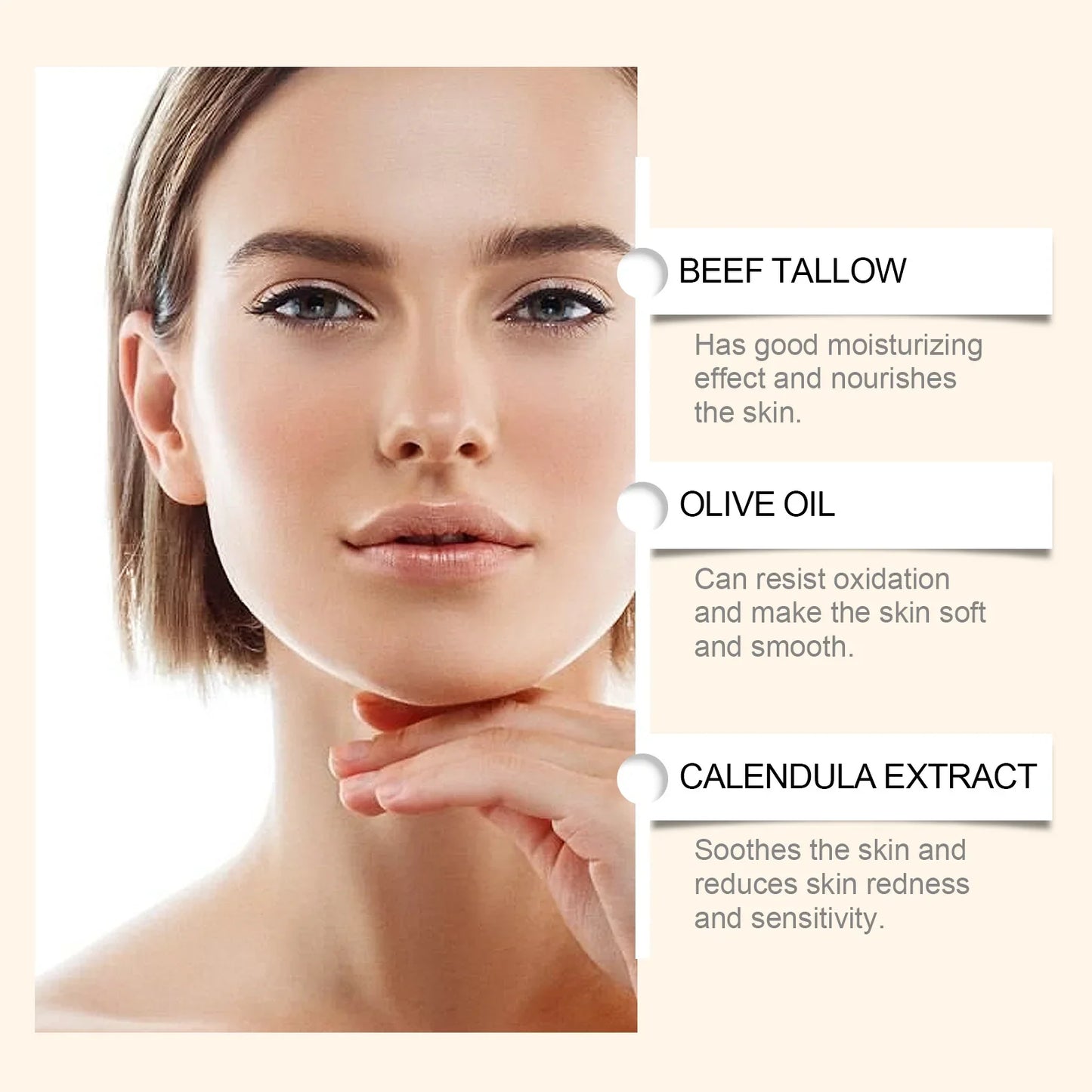 WoodSleep Beef Tallow Moisturizer Cream
