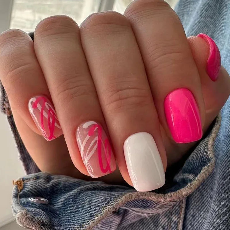 Trendy 24-Piece Press-Ons