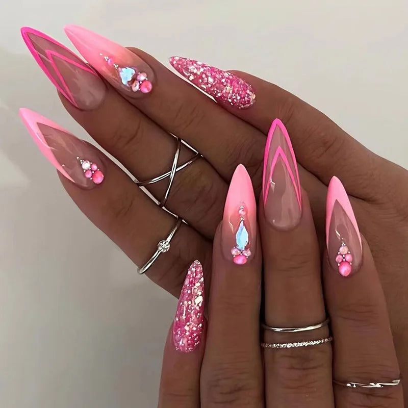 Trendy 24-Piece Press-Ons-25