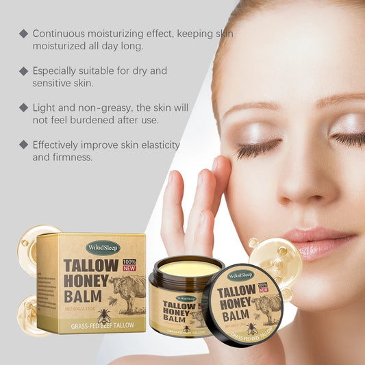 Whipped Beef Tallow Face Moisturizer Balm